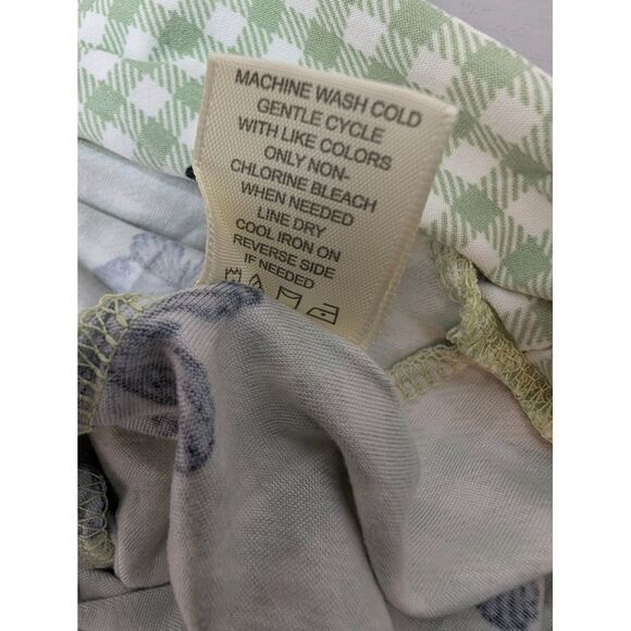 No Comment NY-LA Crop Top Front Tie Butterfly Pattern Stretch Women's XL NWT - Picture 9 of 10